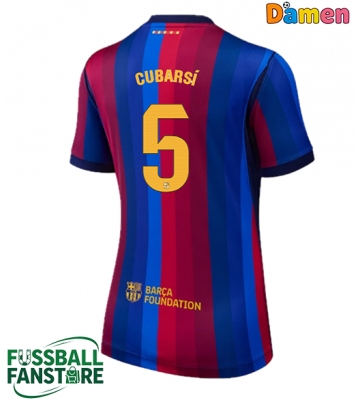 Barcelona Pau Cubarsi #5 Replik Heimtrikot Damen 2026-27 Kurzarm